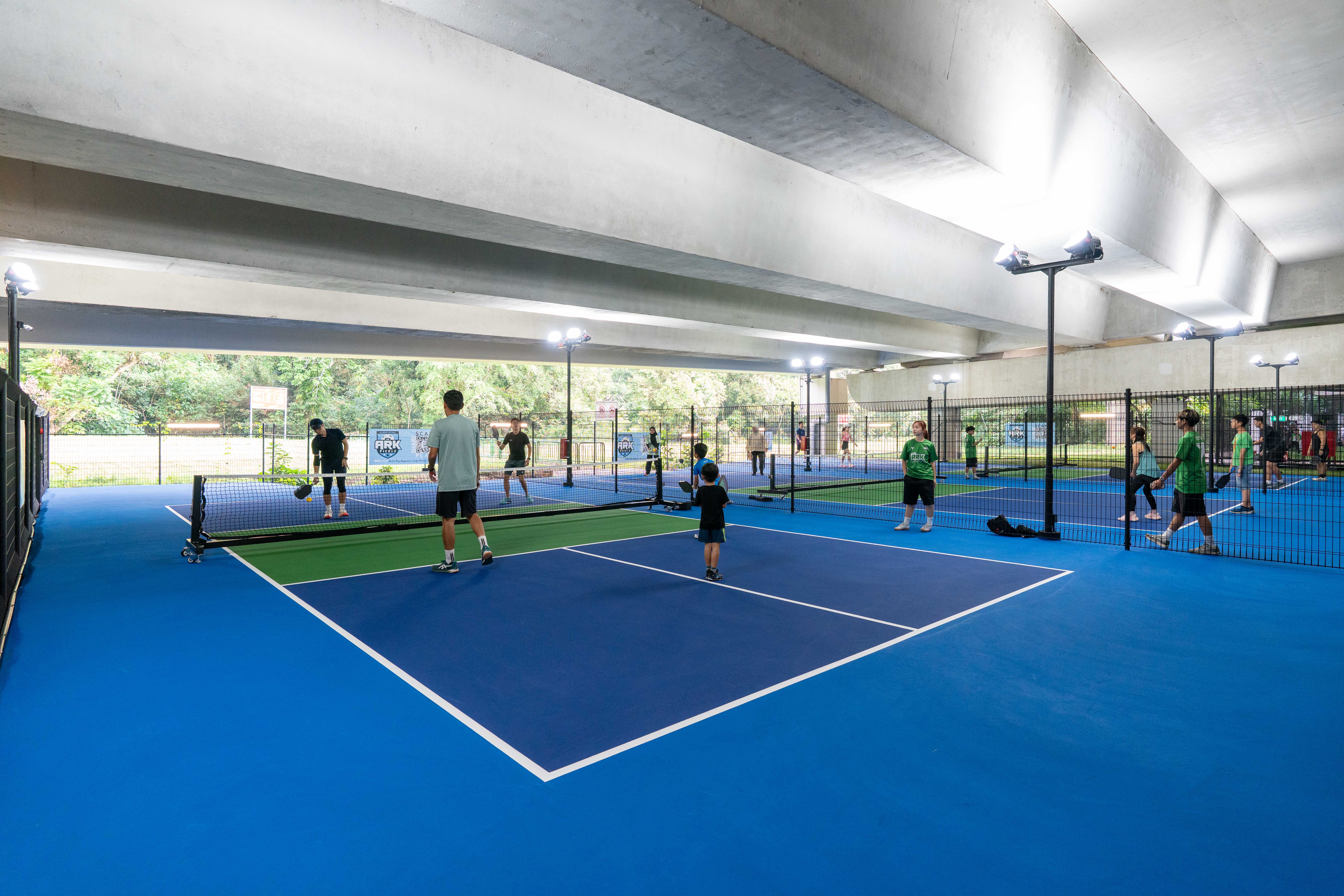 Pickleball court at ARK Sports Village